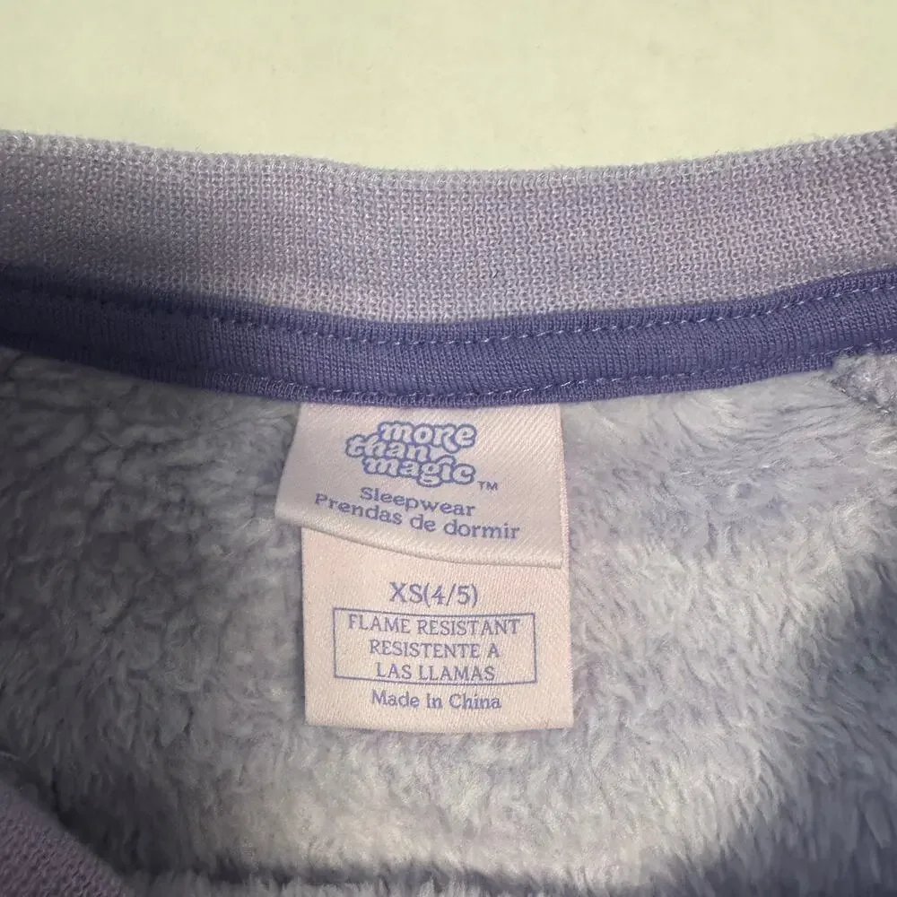 More than Magic Girls XS Sleepwear Top‎ Warm Cozy Soft Stars Dreamy Loungewear